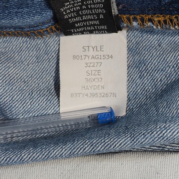 Polo Ralph Lauren Hayden Jeans Mens 36x32 Blue Denim Relaxed Fit Baggy Classic - Picture 3 of 11